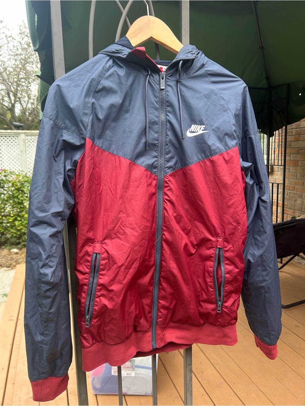 Authentic Nike Sportswear Windrunner lightweight hooded jacket